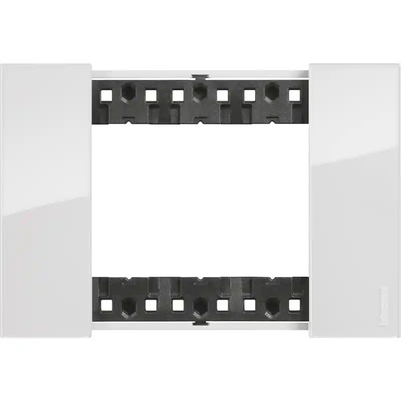 Pagamento Sicuro bticino living now placca ghiaccio tre posti tecnopolimero bticino ka4803dw