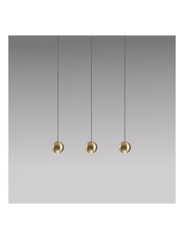 Gea Luce Guya S/3 Oro lampada a sospensione Offerta Lampo