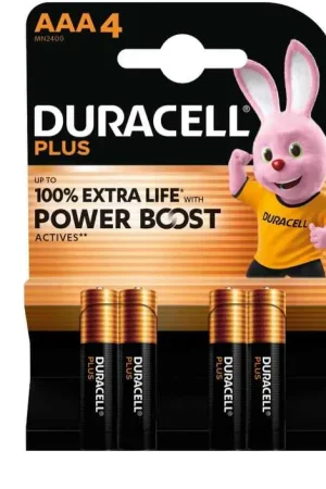 Professionale Batterie alcaline AAA mini stilo 1,5V Duracell MN2400POWER lunga durata
