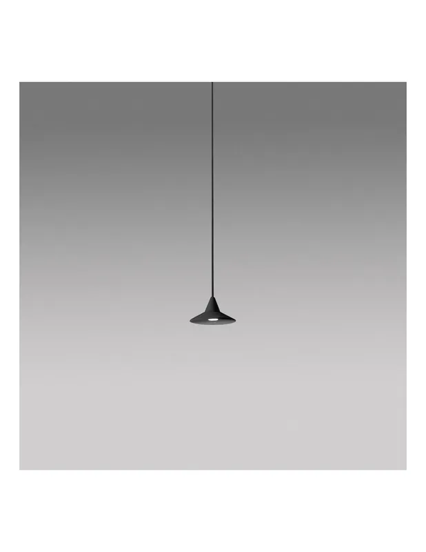 Gea Luce Helena S/1 Nero lampada a sospensione Ultima Occasione