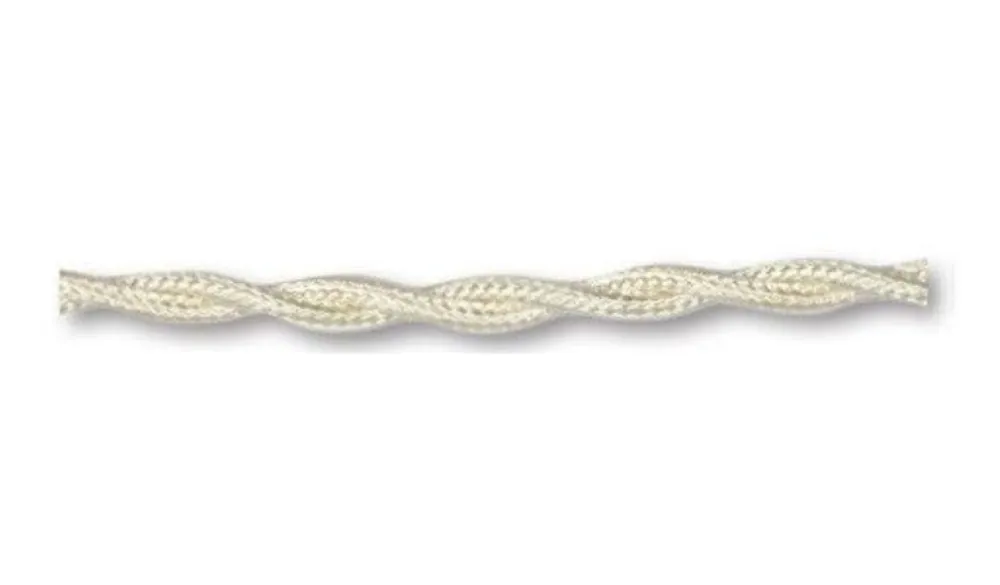 Cavo Elettrico Gambarelli Trecciato avorio 3x1 mm² 10 metri - 34108 Nuovo Arrivo