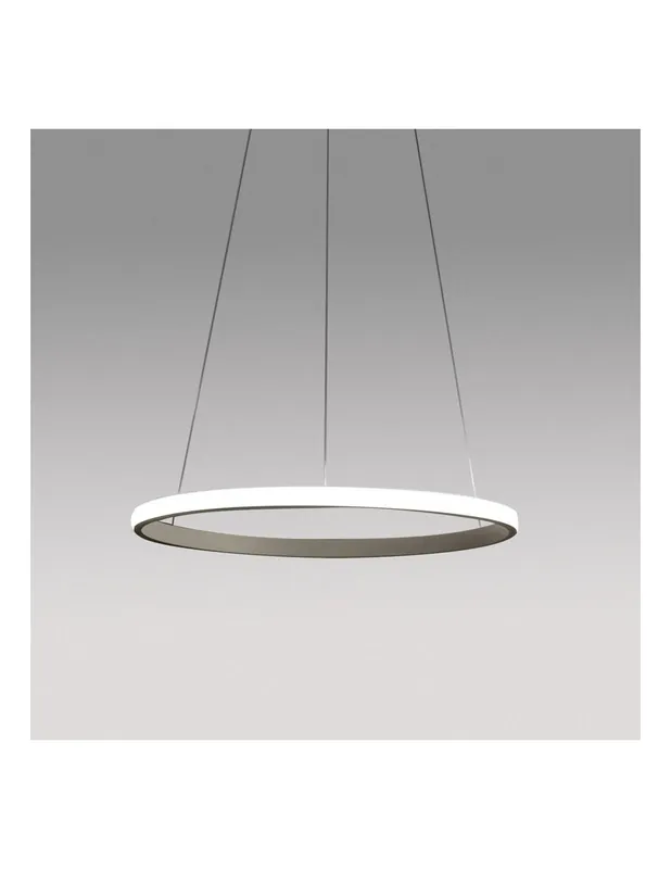 Gea Luce Iole S/1 Titanio lampadario a cerchio led 3000K 1400lm Vendita Finale