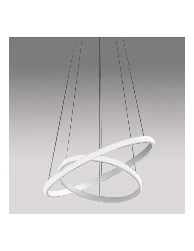Di Tendenza Gea Luce Iole S/2 Bianco lampadario a sospensione cucina led 2000lm 3000k