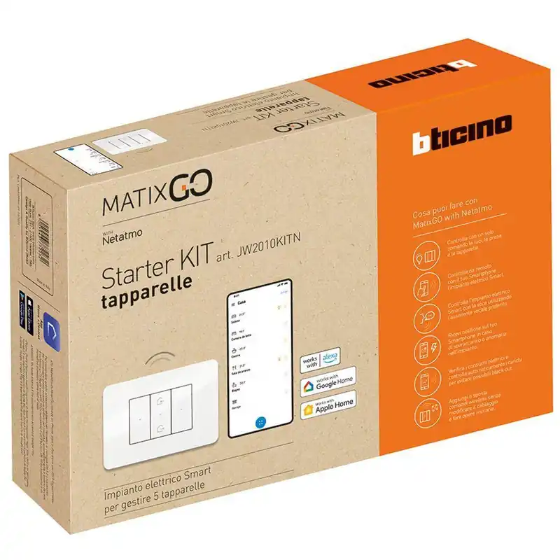 Kit comando tapparelle smart MatixGO BTicino JW2010KITN Direttamente Dal Produttore
