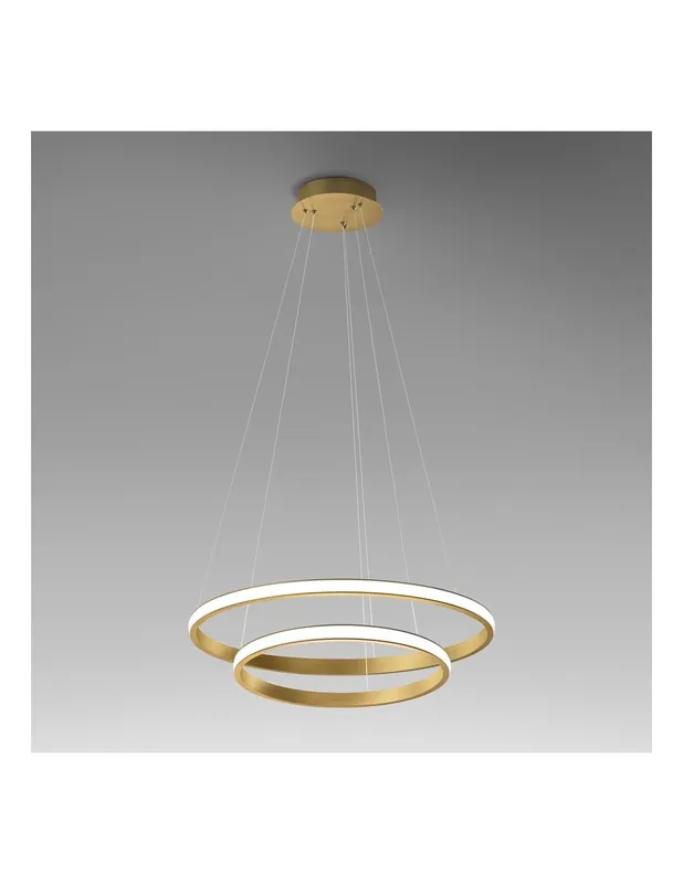 Gea Luce Iole S/2 Oro lampadario per la cucina led 2000lm 3000K Super Prezzo