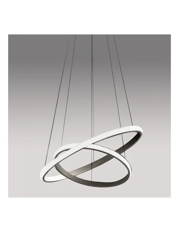 Gea Luce Iole S/2 Titanio lampada moderna cucina led 3000K Prezzo Conveniente