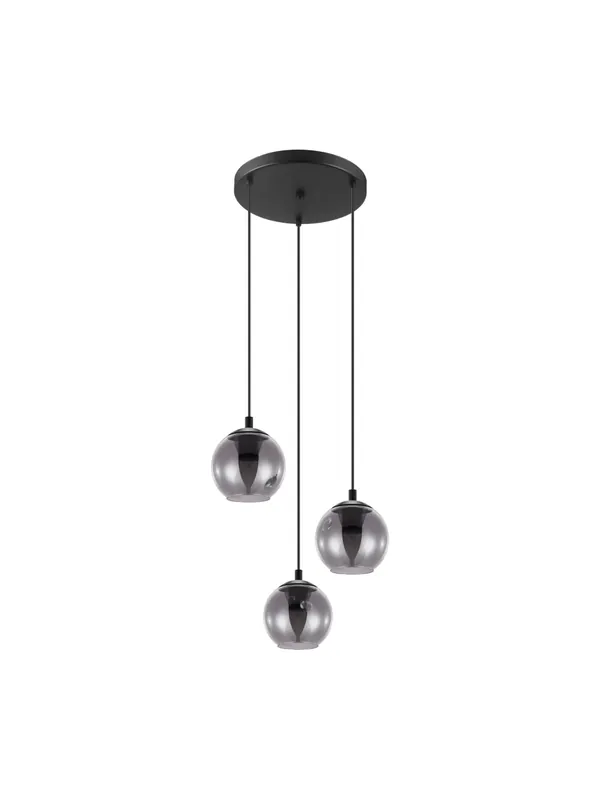 Prezzo Conveniente Lampadario moderno design fumè 3 luci GL0584