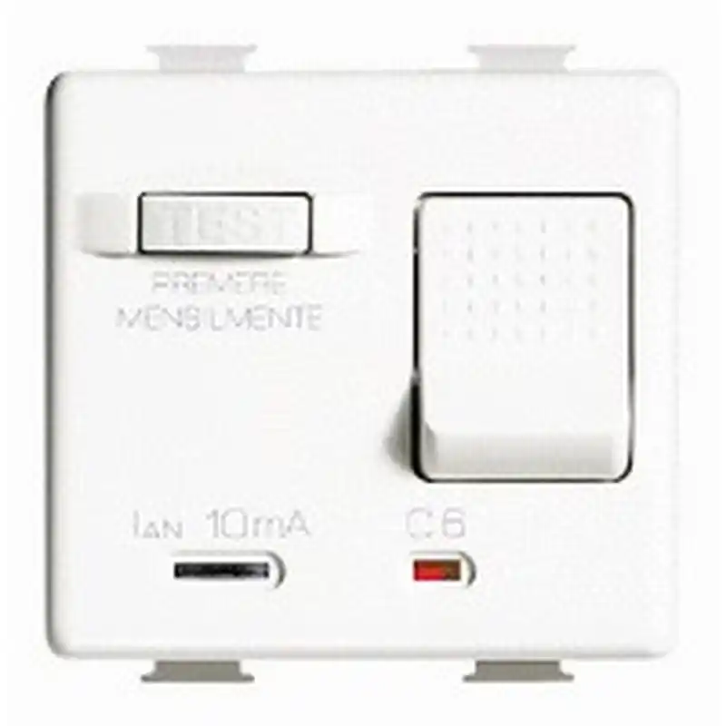Prezzo Basso bticino matix Interruttore Automatico magnetotermico differenziale bipolare 1p+n 10a serie civili bticino am5250s