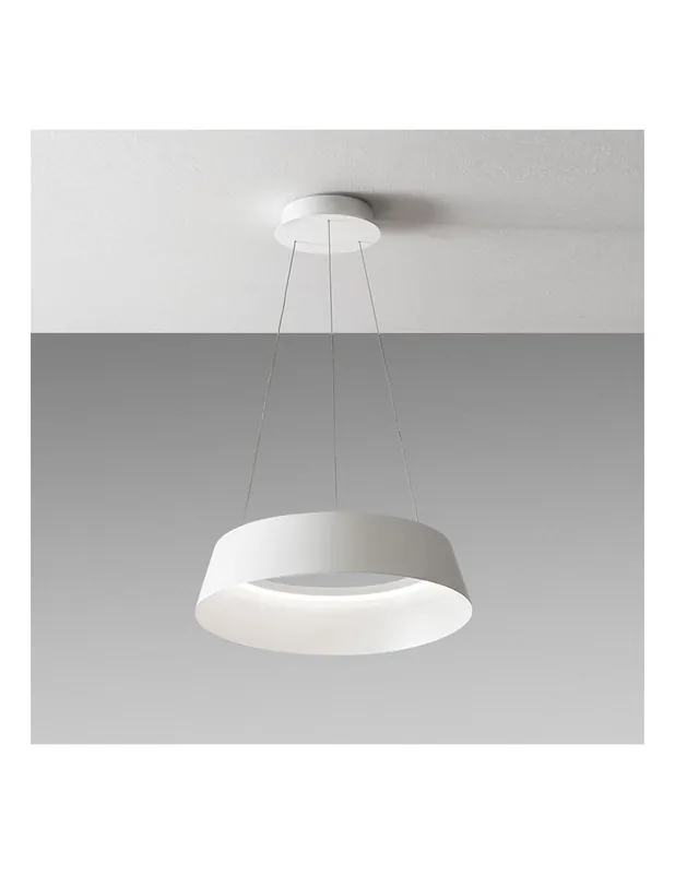 Reso Gratuito Gea Luce Juliette S Bianco lampada a sospensione