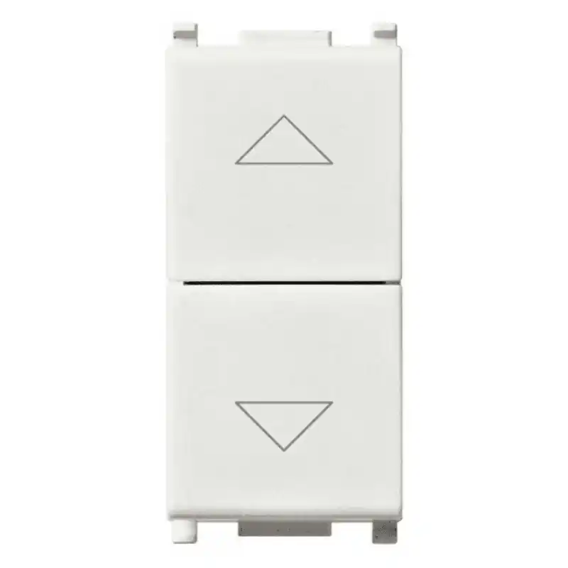 Saldi vimar plana due pulsanti interbloccabili 1p no+no 10a bianco vimar 14062