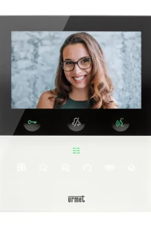 Videocitofono Wi-Fi vivavoce 5 pollici bianco Urmet 1760/16U moderno A Buon Prezzo