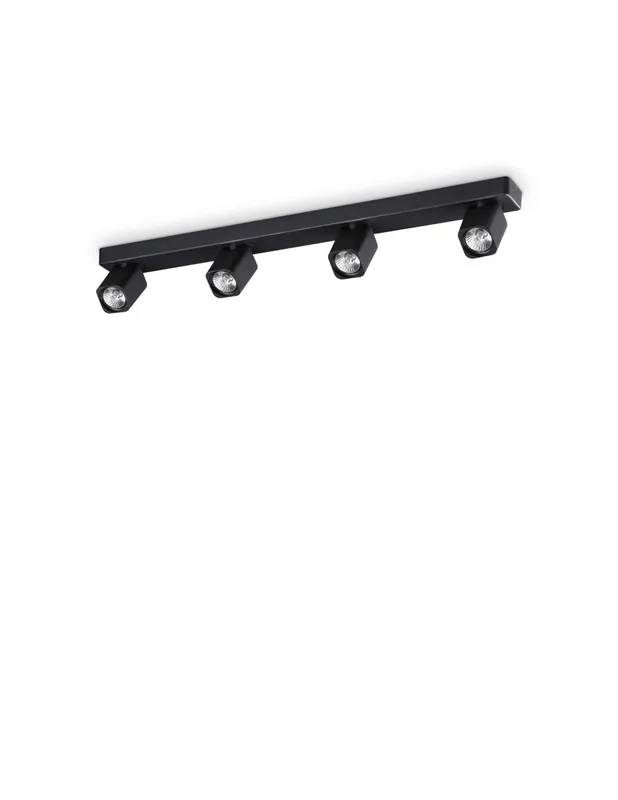 Nuovo Arrivo Ideal Lux Rudy PL4 Square lampada da soffitto orientabile