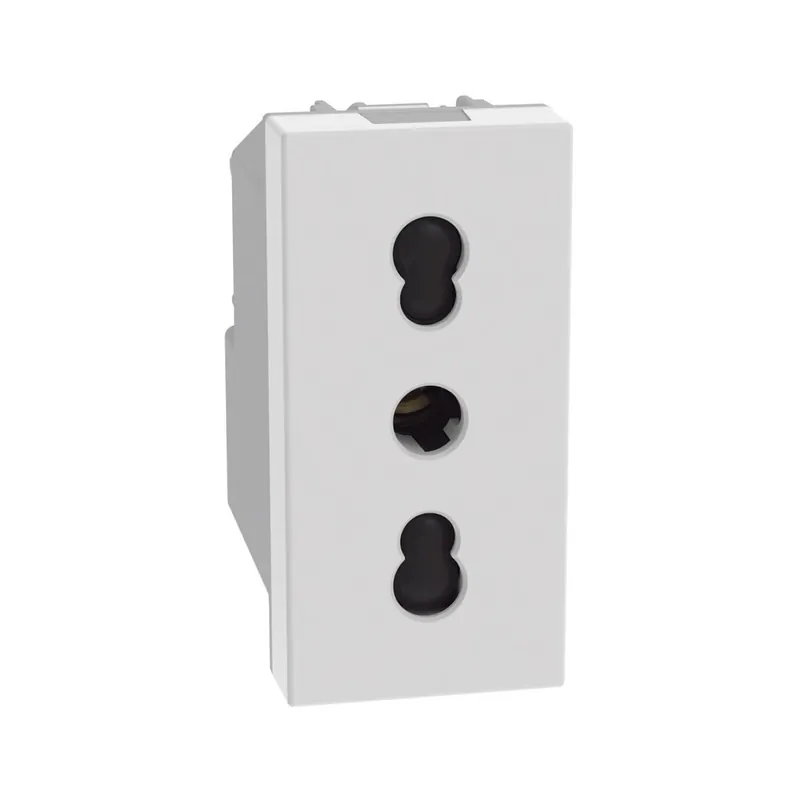 Miglior Prezzo Presa bipasso compatibile MatixGo bianca 16A 4 Box 4BPBP.JW
