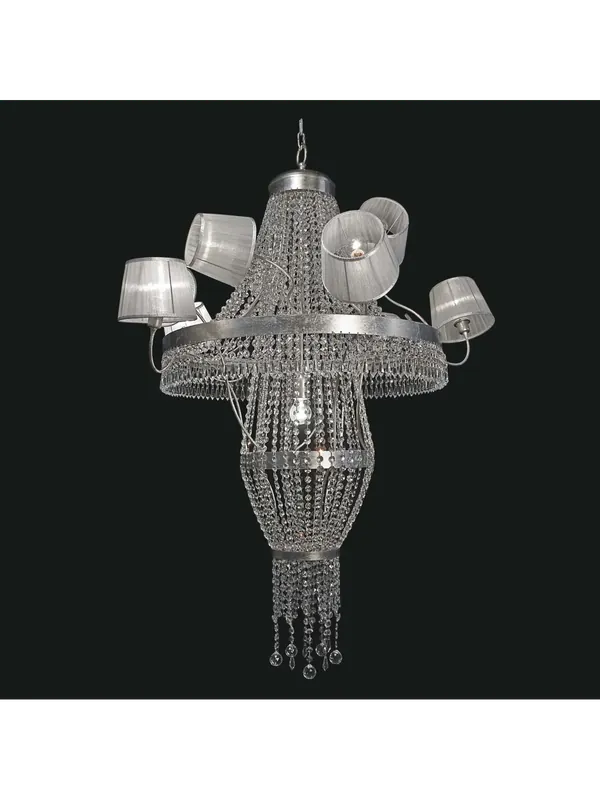 Saldi Lampadario moderno design swarovsky 8 luci BGA 1755-8s