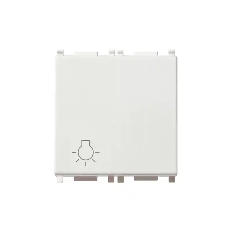 Non Perdere vimar plana pulsante 1p no 10a luce 2 moduli bianco vimar 14008.2.l