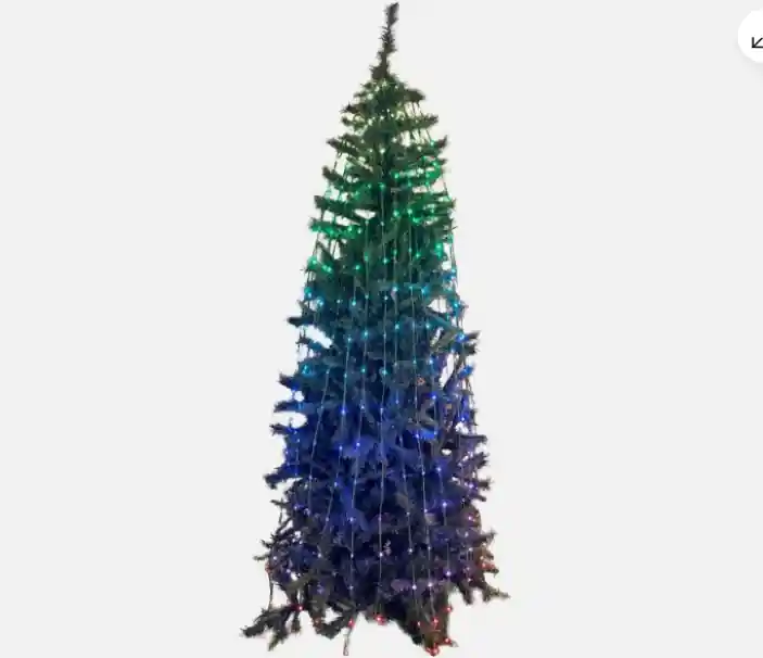 Direttamente Dal Produttore Tenda luminosa led RGB per albero Natale 180cm 204LED Giocoplast 14125028