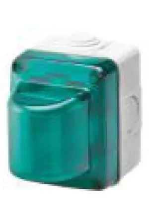 Lampada Spia Palazzoli da Parete Verde IP65 - 800062 Più Venduto