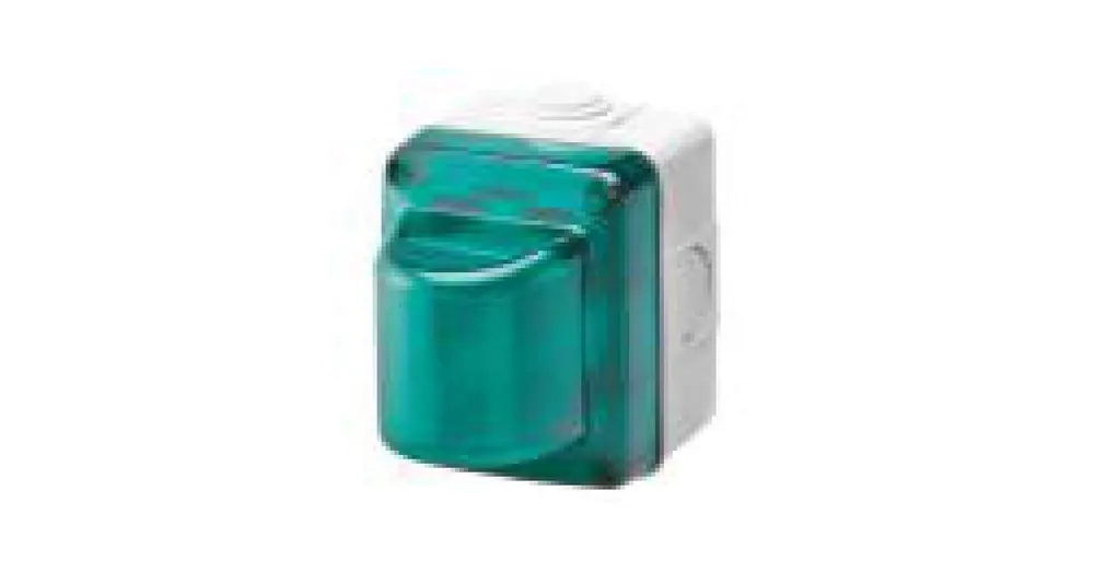 Lampada Spia Palazzoli da Parete Verde IP65 - 800062 Più Venduto