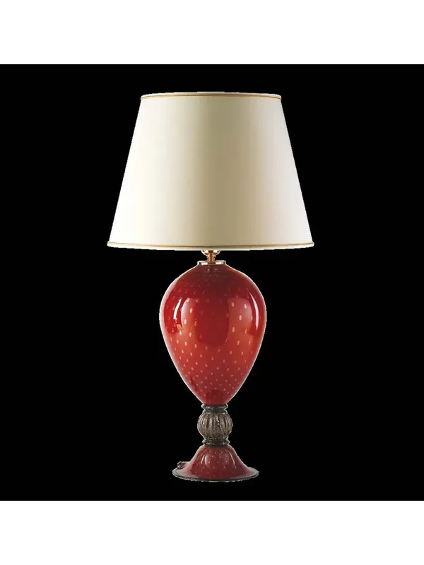 Lume di murano venezia rosso oro 24k 1 luce made in italy 7561 lg Sconto