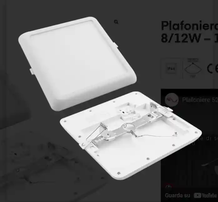 Subito Disponibile Plafoniera LED quadrata 3CCT selezionabile FAI 5236/220 bianca