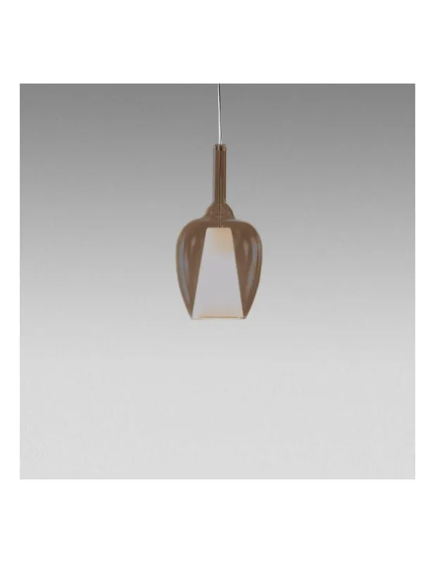 Gea Luce Ofelia S/10 Ambra Fume Trasparente lampada a sospensione Affare