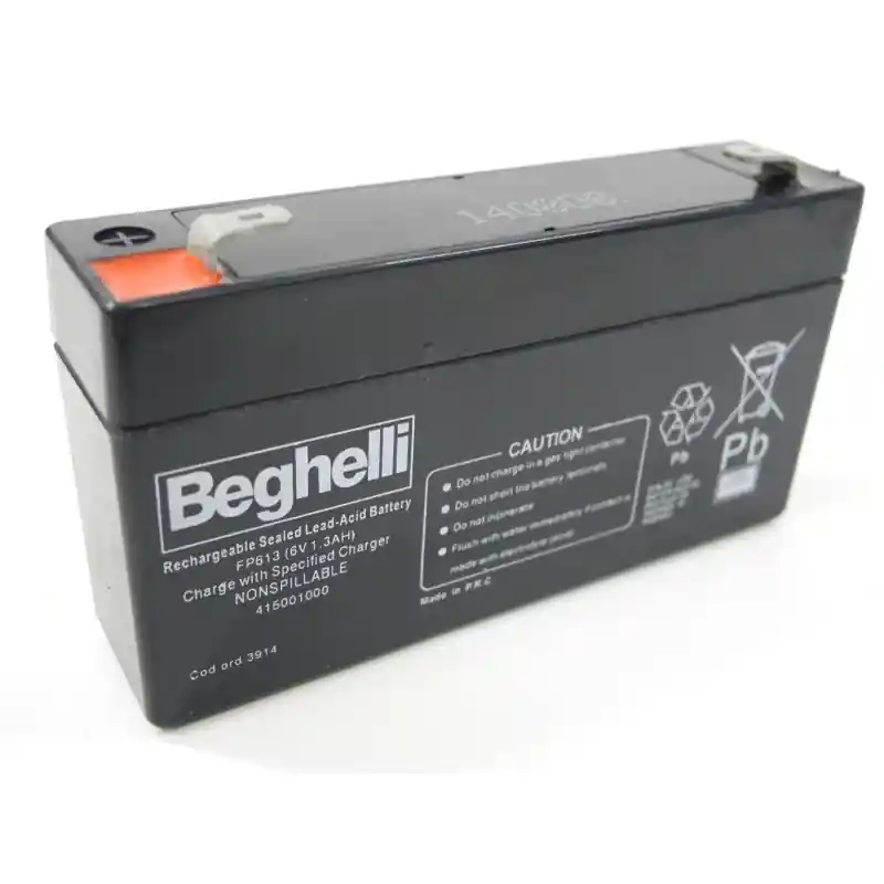 Must-Have batteria di ricambio pb 6v 1,3ah beghelli 3914