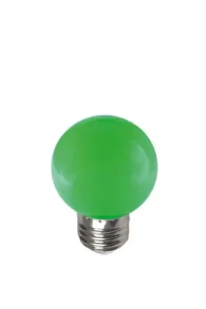 Nuovo Arrivo Lampada LED verde attacco E27 1W confezione 10 pezzi FAI 5188/VER