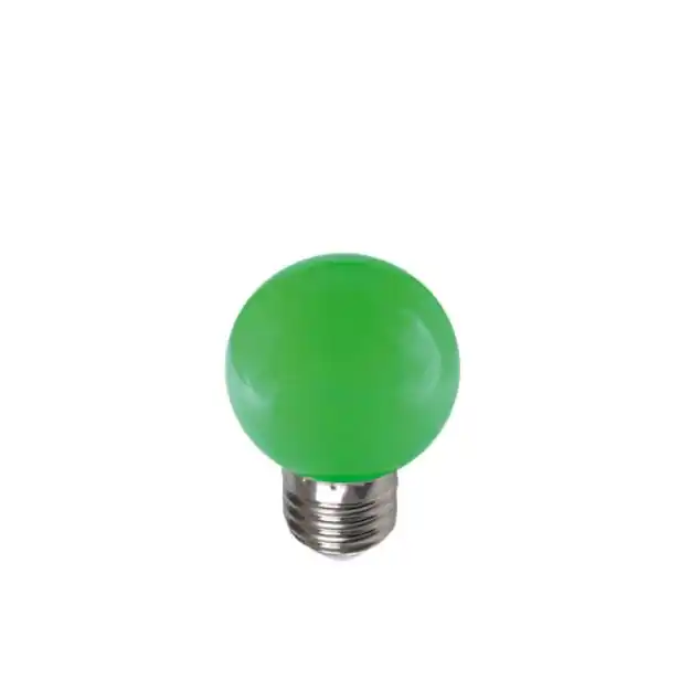 Nuovo Arrivo Lampada LED verde attacco E27 1W confezione 10 pezzi FAI 5188/VER