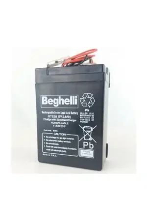 batteria al piombo 6v 2,8ah beghelli 8799 Quantità Limitata