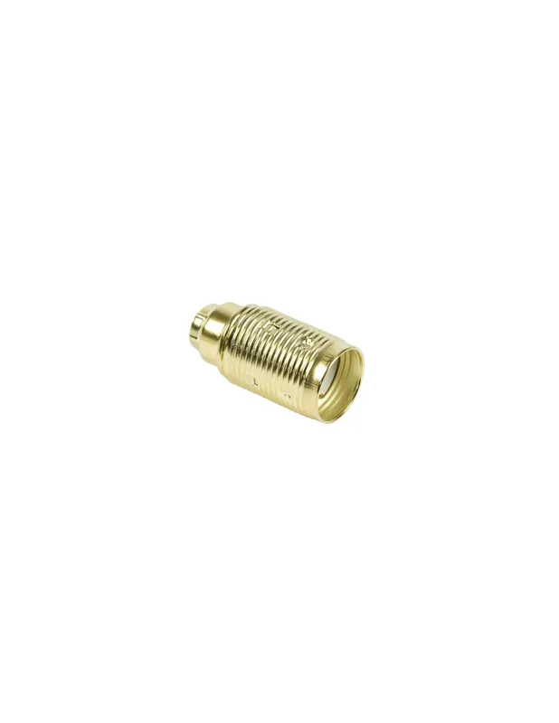Portalampada in metalllo filettato oro attacco e14 m10 Bestseller