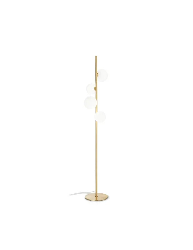 Ideal Lux Perlage PT4 lampada da terra a 4 luci - Bianco Promo Stagionale