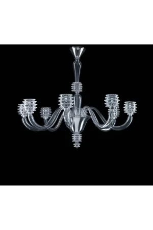 Lampadario murano di venezia 8 luci made in italy 8078 8 Promo Stagionale