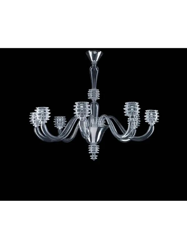 Lampadario murano di venezia 8 luci made in italy 8078 8 Promo Stagionale