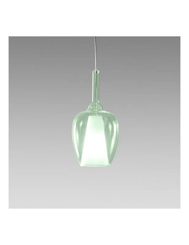 Gea Luce Ofelia S/10 Verde-Trasparente lampada a sospensione Promozione Esclusiva