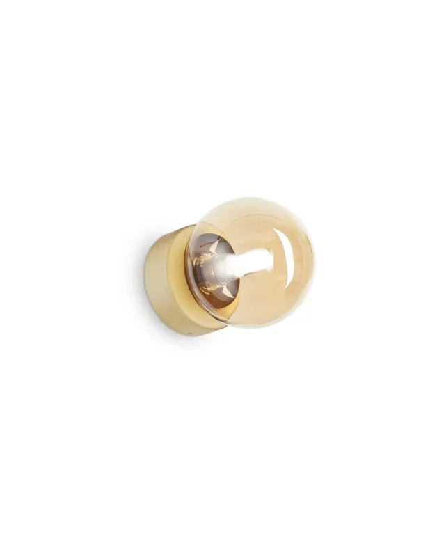 Offerta Lampo Ideal Lux Perlage AP1 lampada da muro design moderno - Ambra