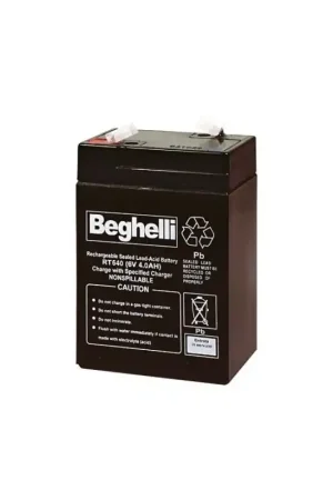 batteria al piombo per portatili 6v 4ah beghelli 8801 Compra Online