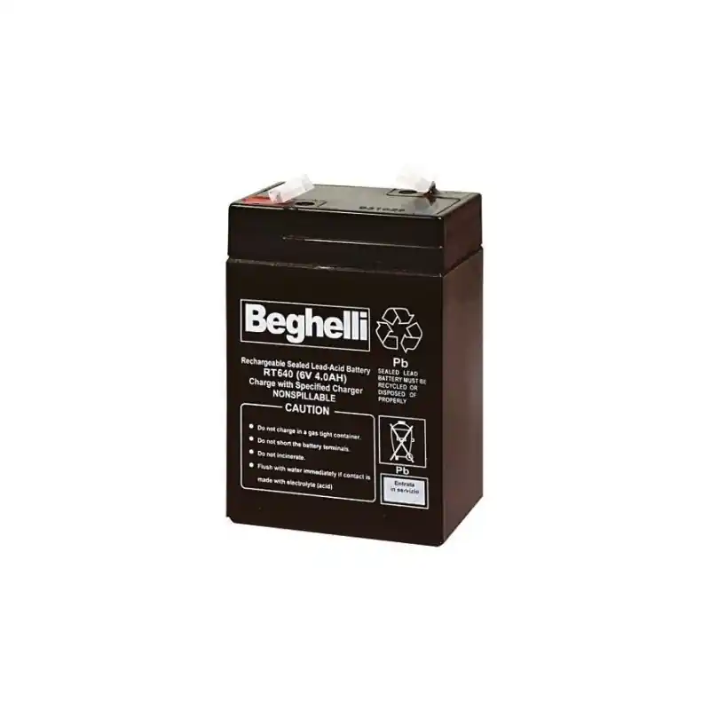 batteria al piombo per portatili 6v 4ah beghelli 8801 Compra Online
