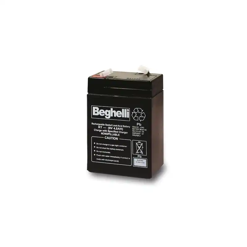 Offerta Lampo batteria al piombo pb 6v 5ah. 0,8kg. 70x47x107mm beghelli 8803