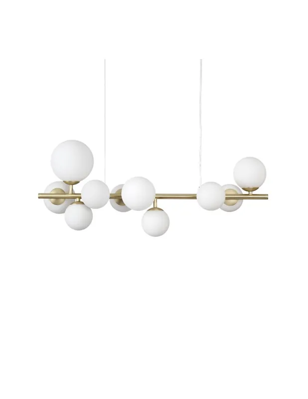 Ideal Lux Perlage SP10 lampadario sospensione per salotto - Bianco Offerta Limitata