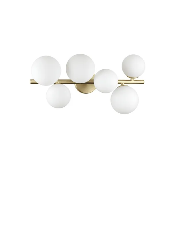 Ideal Lux Perlage PL6 plafoniera design classico - Bianco Solo Oggi