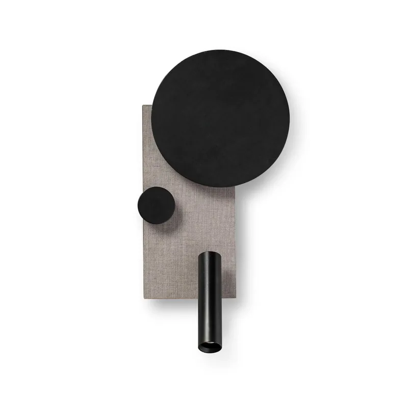 Solo Oggi Applique Faro Barcelona KLEE da Parete Grigia Sinistra con LED Integrato 2700K - 20066