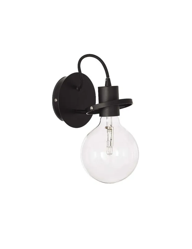 Ideal Lux Radio AP1 applique design moderno in metallo - Nero Nuovo Arrivo
