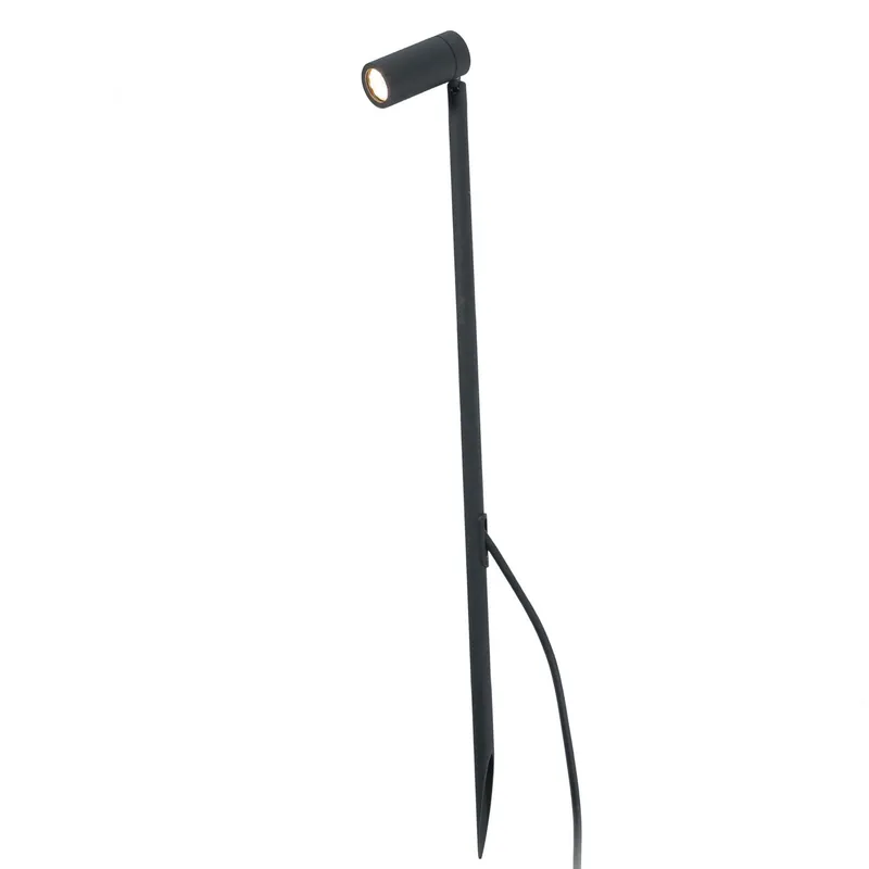Lampada Picchetto Faro Barcelona SETH 600 Nera H600mm 2700K - 70226 Nuovo Arrivo