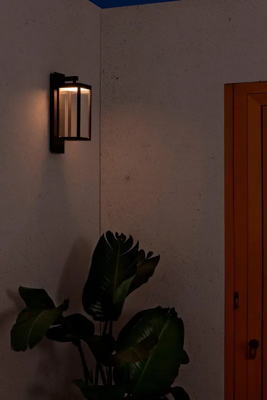 Applique Faro Barcelona KERALA da Parete da Esterno Grigio Scuro 3000K - 74453 A Buon Prezzo