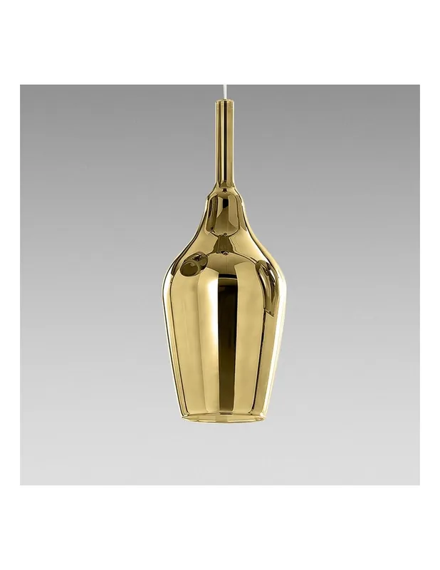 Promo Stagionale Gea Luce Ofelia S/12 Oro Specchiato lampada a sospensione
