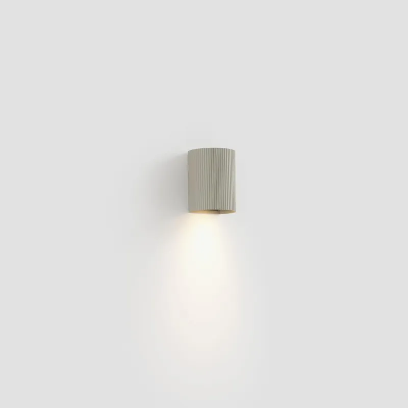 Applique da parete LED GU10 8W grigio rigato Faro 40528 Offerta Lampo