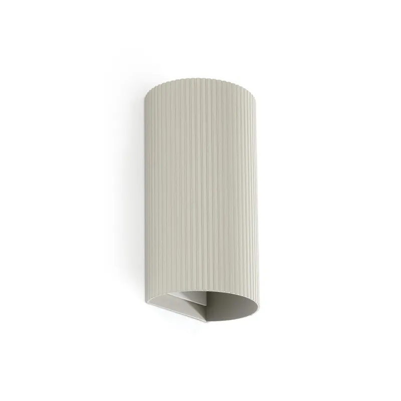 Applique da parete rigata IP20 2xGU10 grigio Faro 40544 illuminazione moderna Popolare