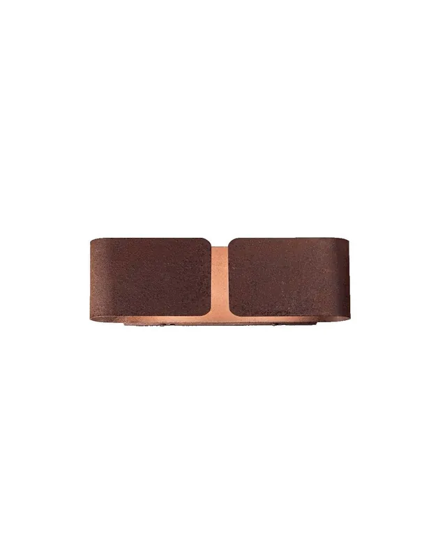 Ideal Lux Clip AP2 Small applique moderna in metallo E27 60W - Corten Prezzo Basso