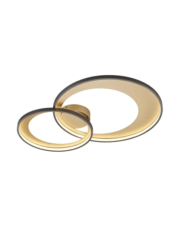 Offerta Del Giorno Plafoniera moderna a led design nero oro TR121