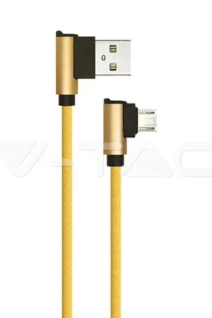 Cavo Micro USB angolato 1 metro oro V-TAC 8637 ricarica dati Novità